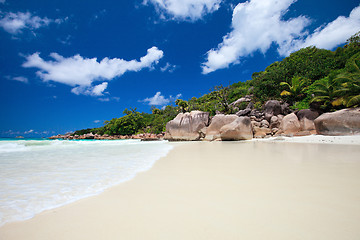 Image showing Stunning tropical beach at Seychelles