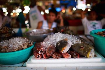 Image showing Seafood market