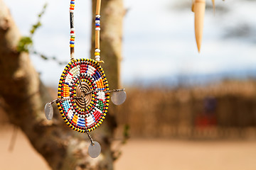 Image showing Masai traditional jewelry