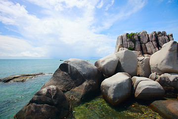 Image showing Rocky coast