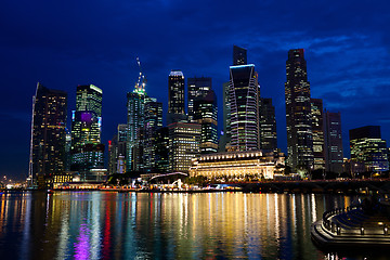 Image showing Night Singapore