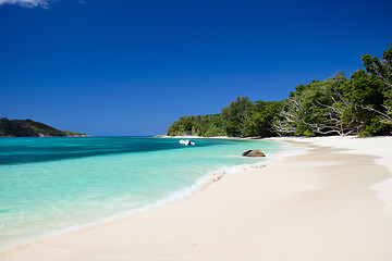 Image showing Stunning tropical beach at Seychelles