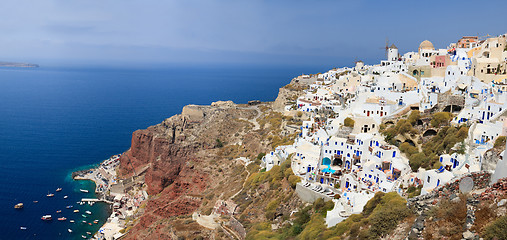 Image showing Oia village in Santorini