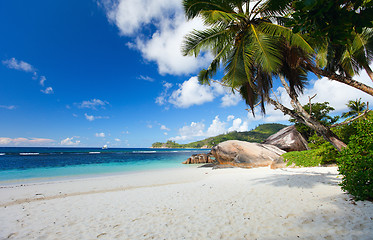 Image showing Idyllic beach in Seychelles