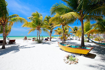 Image showing Perfect tropical beach