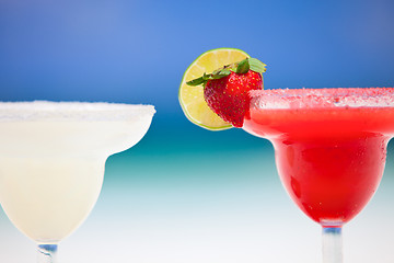 Image showing Margarita cocktails