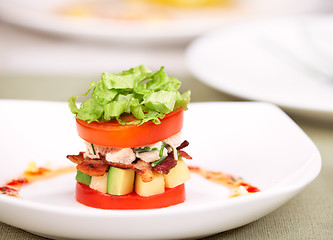 Image showing Delicious salad or appetizer