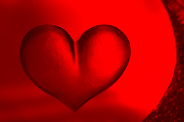 Image showing Hot Heart Background