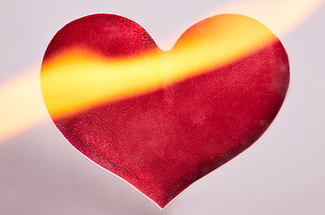 Image showing Hot Heart Background