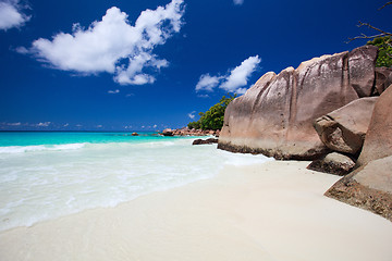 Image showing Idyllic beach in Seychelles