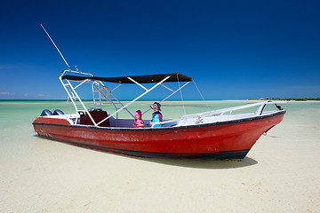 Image showing Boat excursion