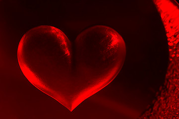 Image showing Hot Heart Background