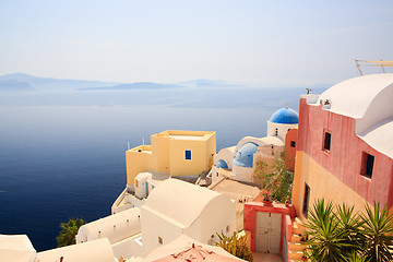 Image showing Oia village in Santorini Greece