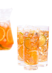 Image showing Refreshing ice drink