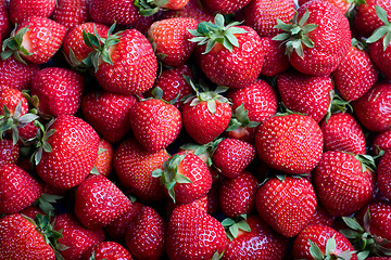 Image showing Fresh strawberries