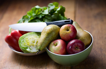 Image showing Fruits and Vegetables