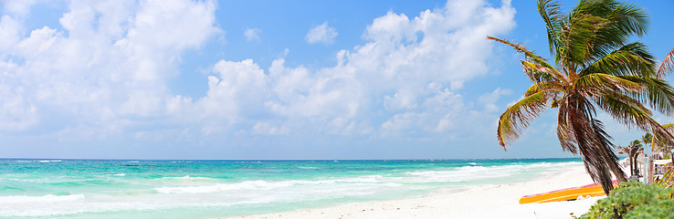 Image showing Beautiful Caribbean beach