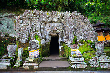 Image showing Elephant Cave Temple in Bali