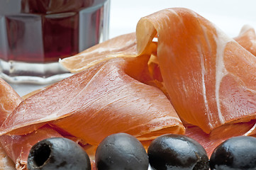 Image showing ham of SpainJamon Serrrano