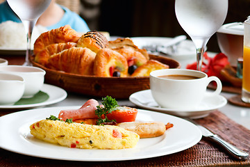 Image showing Delicious breakfast