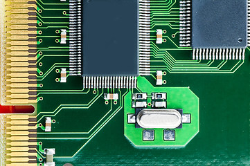 Image showing computer circuit board