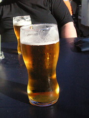 Image showing glass of lager