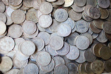 Image showing Collection of old coins