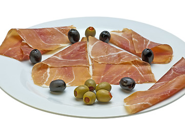Image showing ham of SpainJamon Serrrano