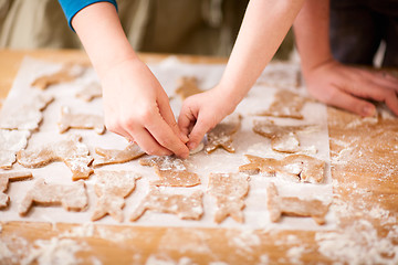 Image showing Family baking