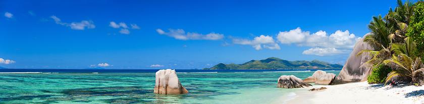 Image showing Anse Source d Argent beach