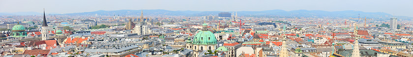 Image showing Vienna panorama