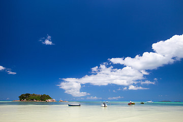 Image showing Stunning tropical beach at Seychelles