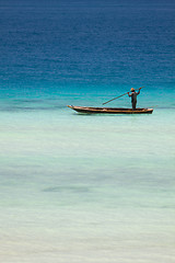 Image showing Boat in ocean