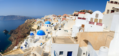 Image showing Santorini panorama