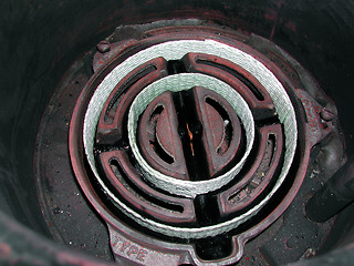 Image showing Old heater detail