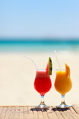 Image showing Tropical juices