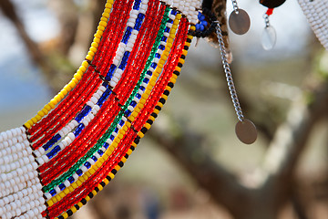 Image showing Masai traditional jewelry