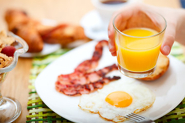 Image showing Delicious breakfast