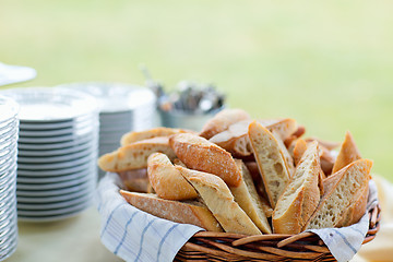 Image showing Group catering