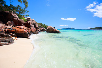 Image showing Idyllic beach in Seychelles