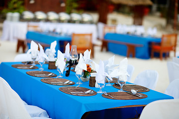 Image showing Wedding reception