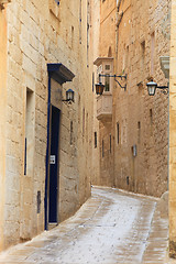 Image showing Mdina narrow street