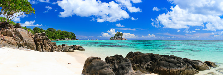 Image showing Perfect beach in Seychelles