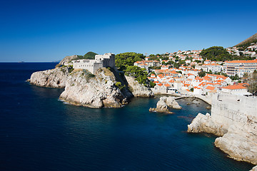 Image showing Dubrovnik town view