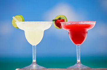 Image showing Margarita cocktails