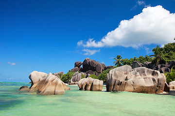 Image showing Anse Source d Argent beach