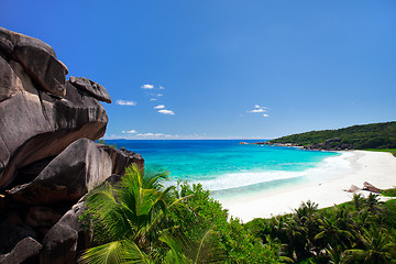 Image showing Perfect beach in Seychelles