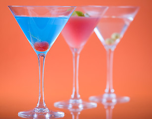 Image showing Color in martini glass