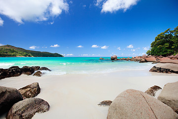 Image showing Idyllic beach in Seychelles