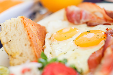 Image showing Delicious breakfast